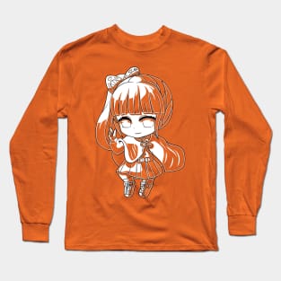 Demon Slayer Kanao Tsuyuri Custom Color Chibi Long Sleeve T-Shirt